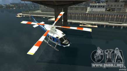 Bell412/NYPD Air Sea Rescue Helicopter para GTA 4