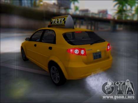 Chevrolet Lacetti Taxi para GTA San Andreas