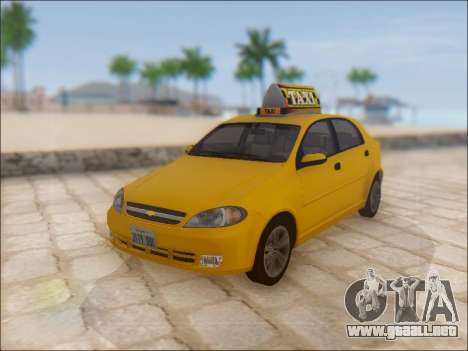 Chevrolet Lacetti Taxi para GTA San Andreas