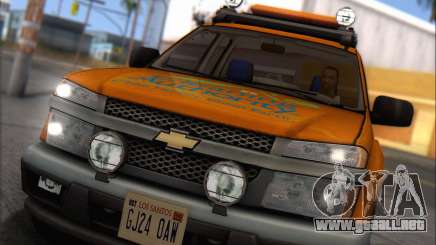 Chevrolet Colorado Cleaning para GTA San Andreas