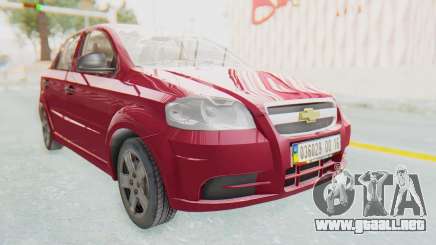 Chevrolet Aveo 2007 para GTA San Andreas