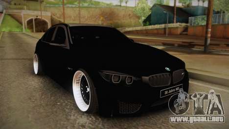 BMW M3 F30 para GTA San Andreas