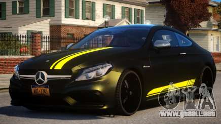 2016 Mercedes-AMG C63 S Coupe v1.1 para GTA 4