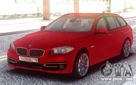 BMW 530D Touring Red para GTA San Andreas