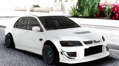 Mitsubishi White Lancer Evo 9 para GTA San Andreas