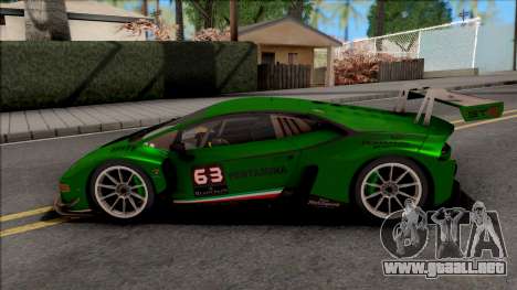 Lamborghini Huracan GT3 2015 Paint Job Preset 1 para GTA San Andreas