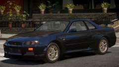 Nissan Skyline R-34 V1.1 para GTA 4