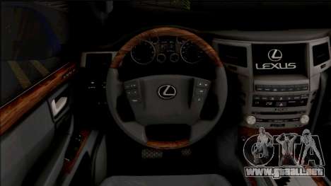 Lexus LX 570 INVADER para GTA San Andreas