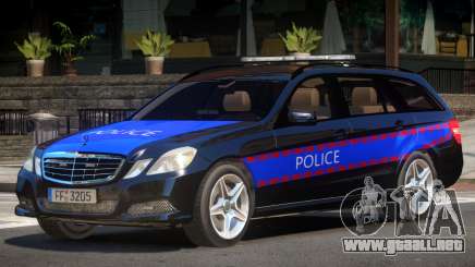 Mercedes E350 Police V1.0 para GTA 4
