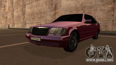 Mercedes Benz W140 Long V1 para GTA San Andreas