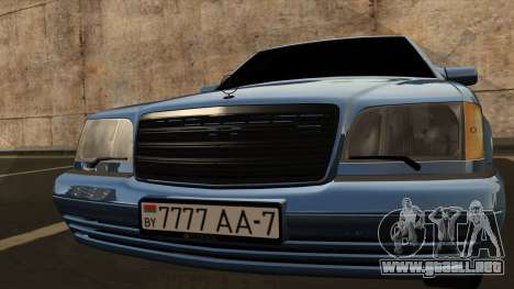 Mercedes Benz W140 Long V1 para GTA San Andreas