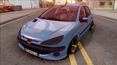 Peugeot 206 Blue para GTA San Andreas