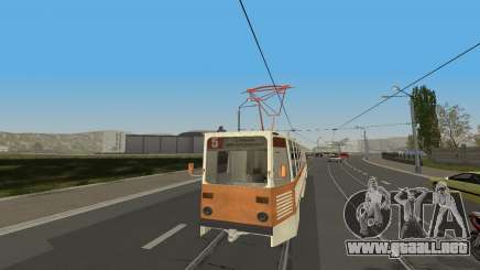 Tranvía de KTM-5M3 de los juegos de la Ciudad de la Conducción de Automóviles para GTA San Andreas