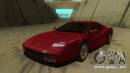 Ferrari Testarossa 1986 para GTA San Andreas