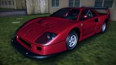 Ferrari F40 Competizione 1989 para GTA Vice City