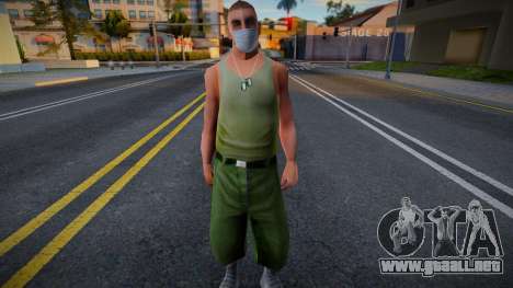 Wmyammo en una máscara protectora para GTA San Andreas