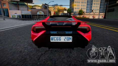 Lamborghini Huracan (Gonsales) para GTA San Andreas